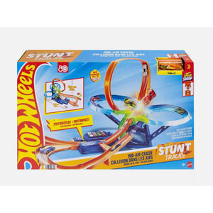NEW Hot Wheels Action Mid-Air Multi-Crash Toy Vehicle Playset - 37pk NWT